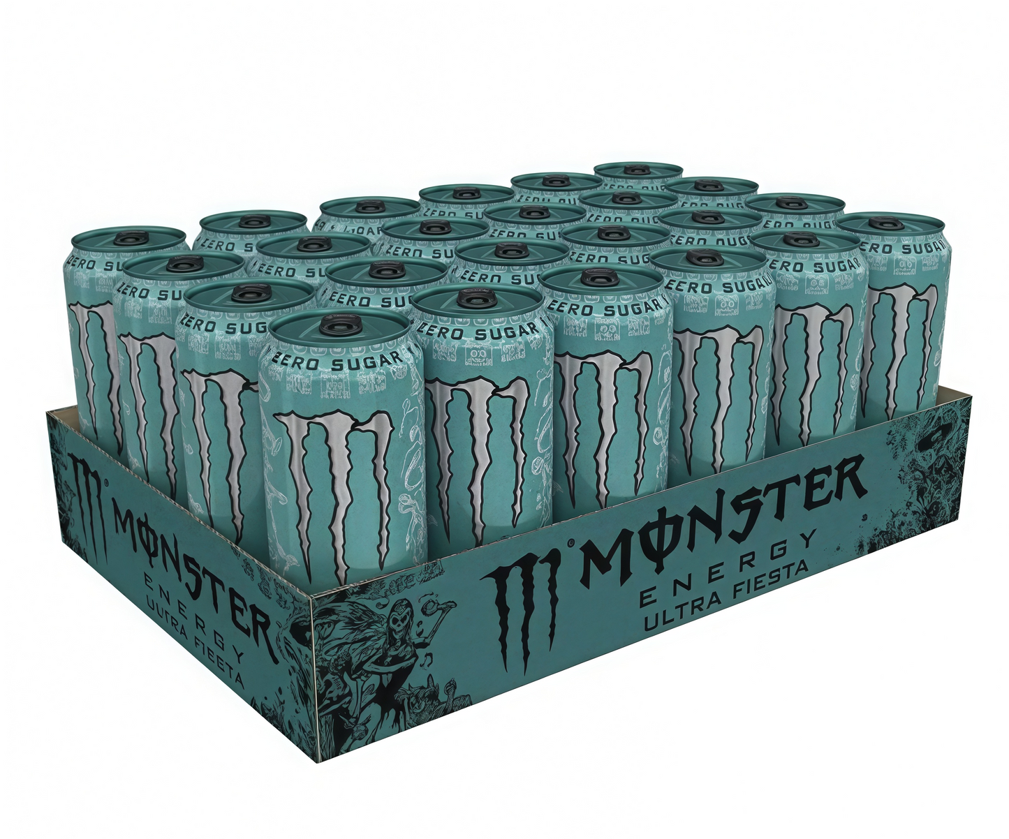 Zero Sugar Energy Drink with Caffeine, 15 Cans