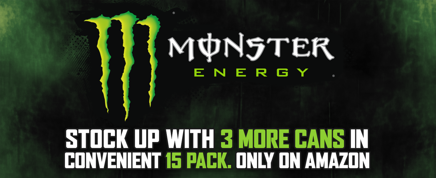 Zero Sugar Energy Drink with Caffeine, 15 Cans