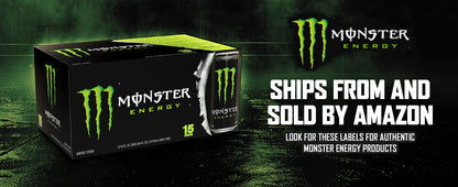 Zero Sugar Energy Drink with Caffeine, 15 Cans