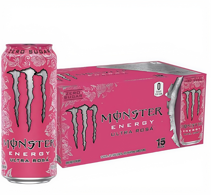 Zero Sugar Energy Drink with Caffeine, 15 Cans